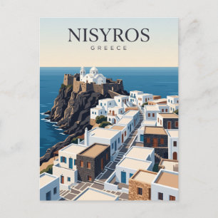 Carte Postale Nisyros Mandraki Grèce