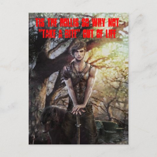 Carte Postale niteofthewolf, C'EST LES FÊTES DONC POURQUOI PAS " (Devant)