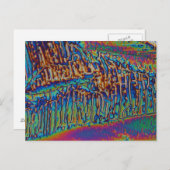 Carte Postale Nitrate de gallium au microscope (Devant / Derrière)