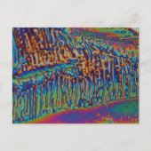 Carte Postale Nitrate de gallium au microscope (Devant)