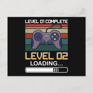 Carte Postale Niveau 01 Complété Niveau 02 Jeu vidéo d'anniver