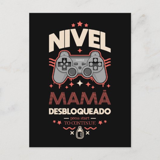 Carte Postale Nivel mama desbloqueado (Devant)