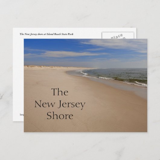 Carte postale NJ Shore (Devant / Derrière)