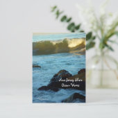 Carte postale NJ Shore Ocean Waves (Debout devant)