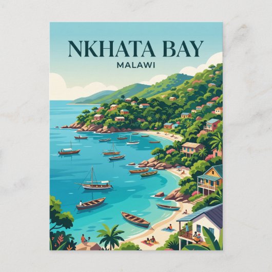 Carte Postale Nkhata Bay Malawi (Devant)