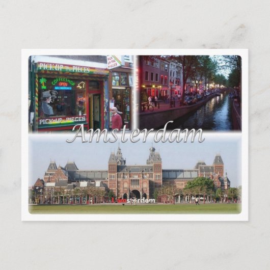 Carte Postale NL Hollande - Amsterdm - (Devant)