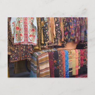 Carte Postale NM, Nouveau-Mexique, Père Noël Fe, vêtements Navaj