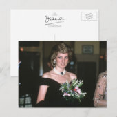 Carte Postale No 131 Princesse Diana Vienne 1986 (Devant / Derrière)