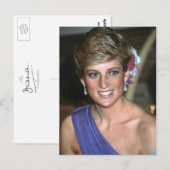 Carte Postale No.146 Princesse Diana Thaïlande 1988 (Devant / Derrière)