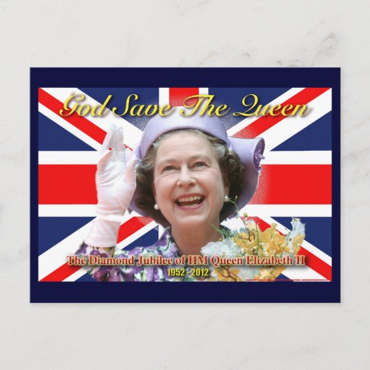 Carte Postale No.1 HM Queen Elizabeth Diamond Jubilee (Devant)