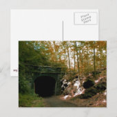 Carte postale no 2 du tunnel RR abandonné (Devant / Derrière)