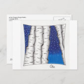 Carte Postale No. 35 les étoiles de souhait (Devant / Derrière)