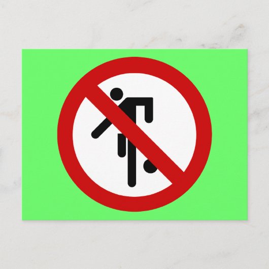 Carte Postale NO Ball Games ⚠ Thai Park ⚠ (Devant)