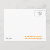 Carte postale 'No Frill Airline' (Dos)