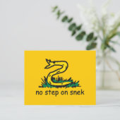 Carte Postale No step on snek memes (Debout devant)