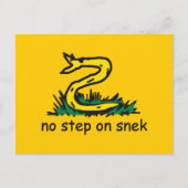 Carte Postale No step on snek memes (Devant)