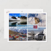 Carte Postale NO Svalbard - Gullybreen Magdalenefjorden - (Devant / Derrière)