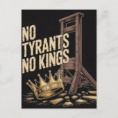 Carte Postale No Tyrants No Kings (Devant)