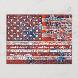 Carte Postale No Woman