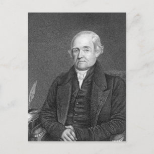 Carte Postale Noah Webster gravée par G. Parker