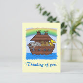 Carte Postale Noahs Arc _ Penser à votre carte. (Debout devant)