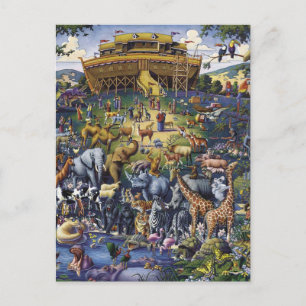 Carte Postale Noahs Ark Animaux
