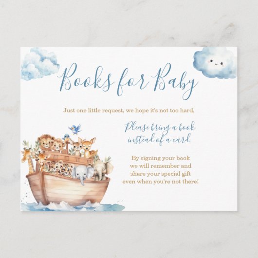 Carte Postale Noah's Ark Books for Baby (Devant)