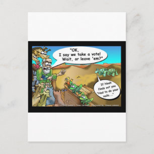 Carte Postale "Noah's Ark" T-shirts drôles Cadeaux Collections