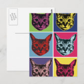 Carte Postale Nobigao Pop Cat (Devant / Derrière)