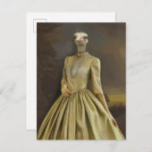 Carte Postale Noble Beasts - Autruche Dandy (Devant / Derrière)