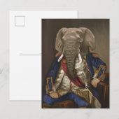 Carte Postale Noble Beasts - Dandy Elephant Poster (Devant / Derrière)