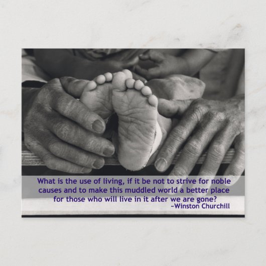 Carte postale Noble Causes (Devant)