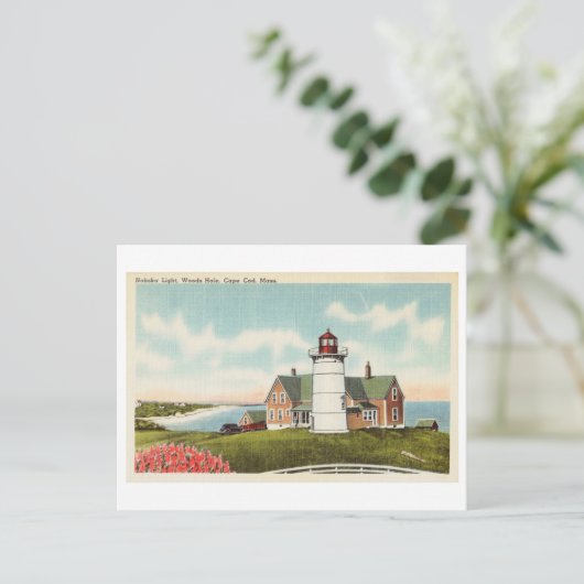 Carte Postale Nobska Light, Hole Woods, Cape Cod, Massachusetts (Debout devant)