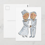 Carte Postale Noces d'argent (Devant / Derrière)