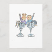 Carte Postale Noces de cristal (Devant)