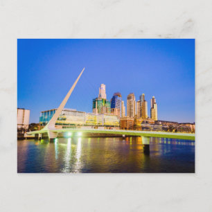 Carte Postale Nocturne de Buenos Aires