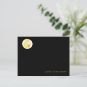 Carte postale nocturne de lune, mooning, comédies  (Debout devant)