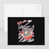 Carte Postale Nodels Kawaii Ramen (Devant / Derrière)