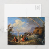 Carte Postale Noé rend grâce pour la délivrance (1901) (Devant / Derrière)