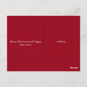 Carte Postale Noël (Dos)