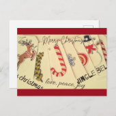 Carte Postale Noël (Devant / Derrière)