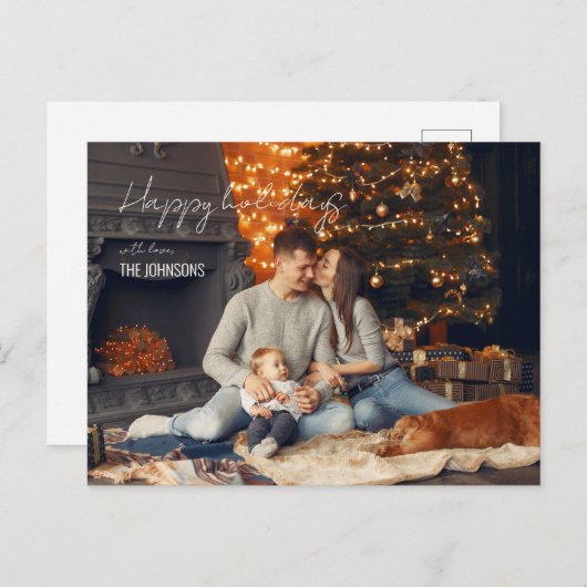 Carte postale Noël (Devant / Derrière)