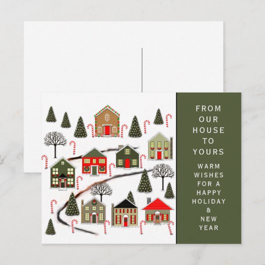 Carte postale Noël (Devant / Derrière)