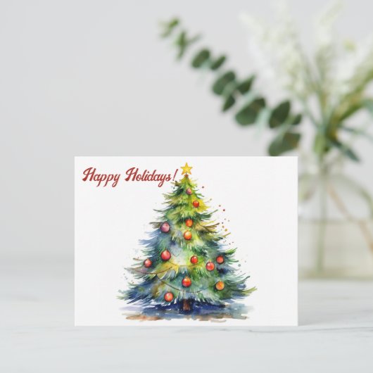 Carte postale Noël (Debout devant)