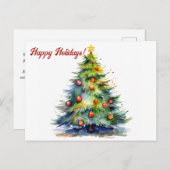 Carte postale Noël (Devant / Derrière)