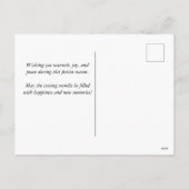 Carte postale Noël (Dos)