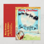 Carte postale Noël (Devant / Derrière)
