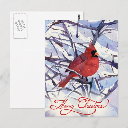 Carte postale Noël (Devant / Derrière)