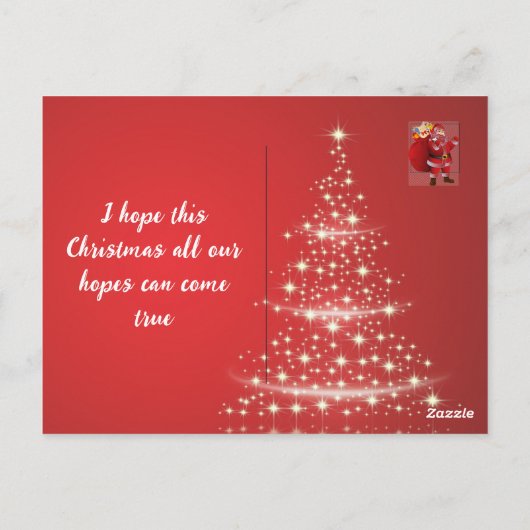 Carte Postale Noël (Dos)