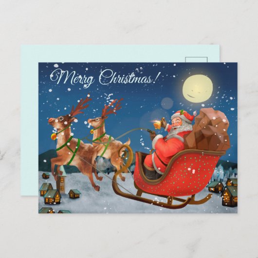 Carte Postale Noël (Devant / Derrière)